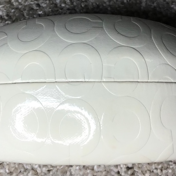 Coach Sunglass/ Eyeglass Off White Hard Case - Picture 3 of 5